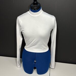 Sadie & Sage Cropped Mock Turtleneck